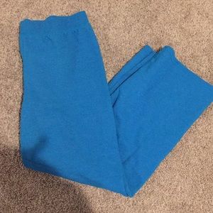 blue sweatpants!